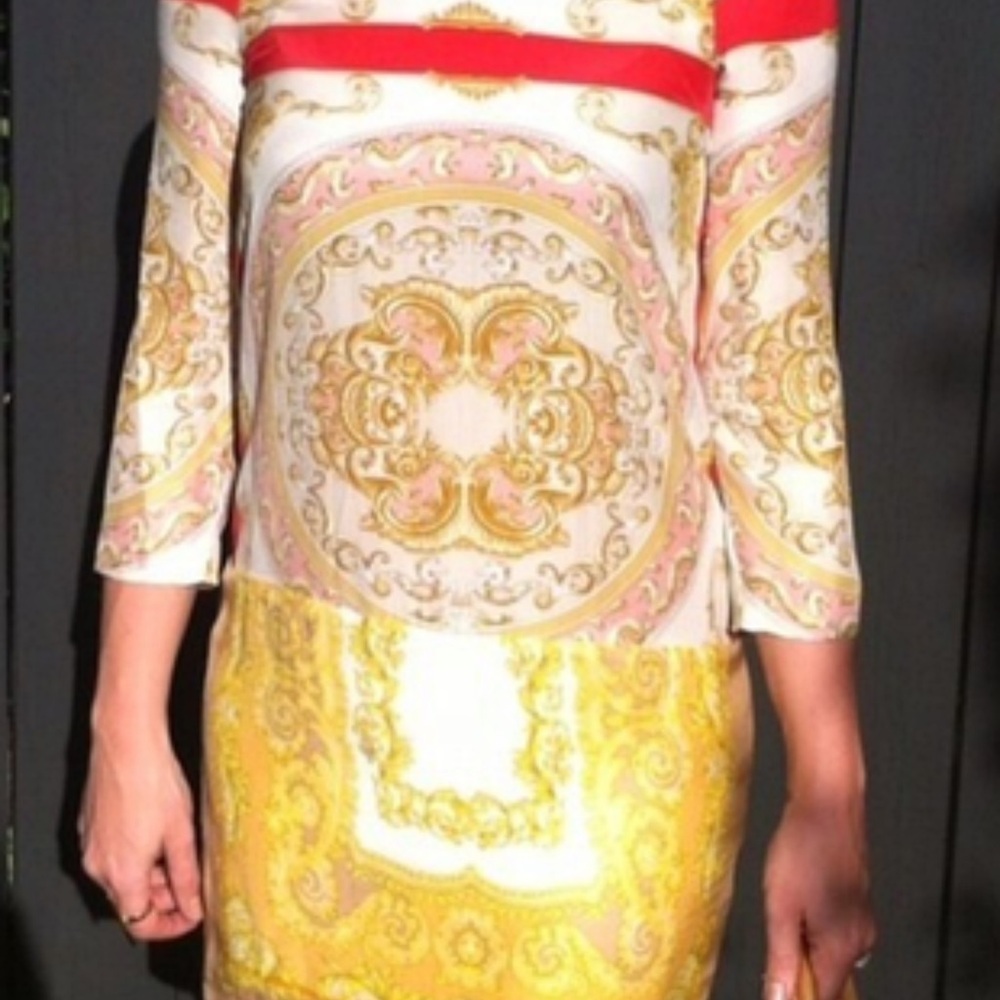 Zara women 100% silk Long Sleeve Dress - Picture 4 of 8